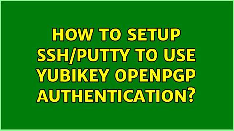 yubikey openpgp